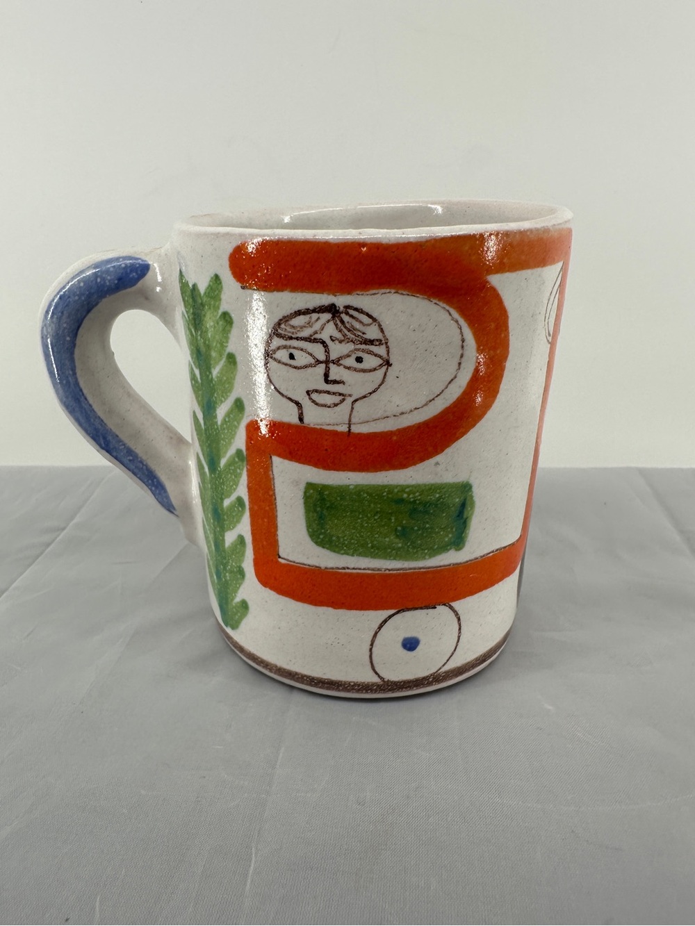 Vintage Giovanni Desimone
Pottery Mug Designer Italian
Pottery - Man in Tractor